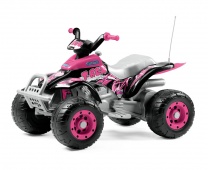 Детский квадроцикл Corral T-Rex 330W pink Peg Perego - магазин товаров Peg Perego