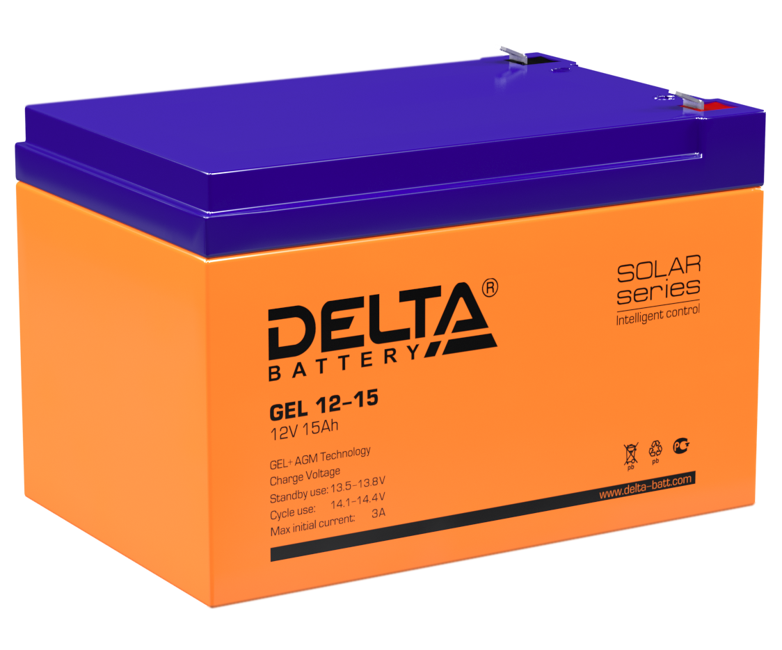 Аккумулятор для детского электромобиля Delta 12V/15Аh GEL - купить у  официального дилера Peg Perego в России